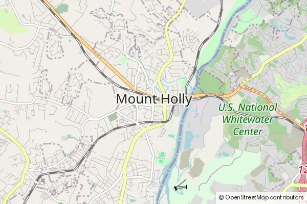 Karte Mount Holly