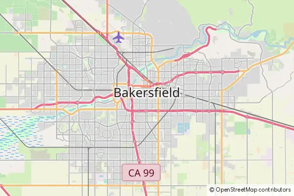 Karte Bakersfield