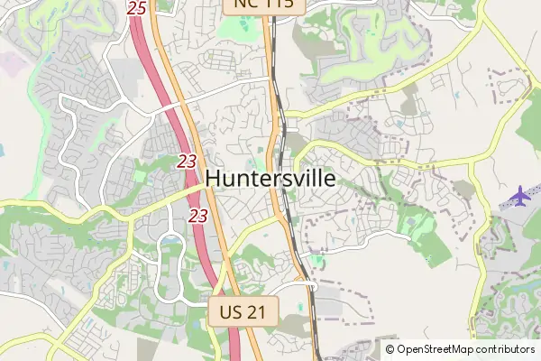 Karte Huntersville