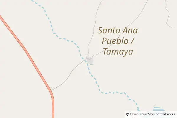 Karte Santa Ana Pueblo