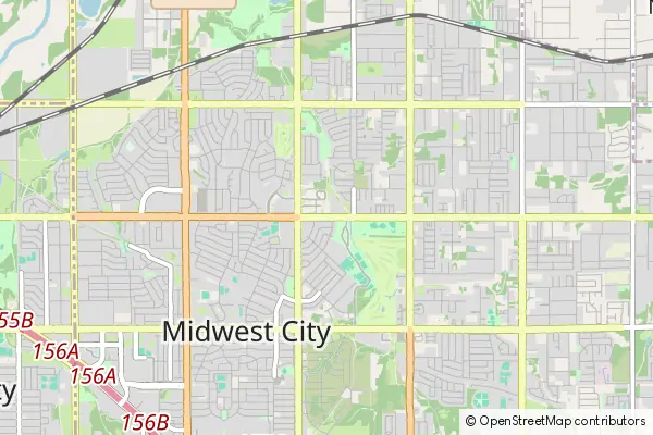 Karte Midwest City