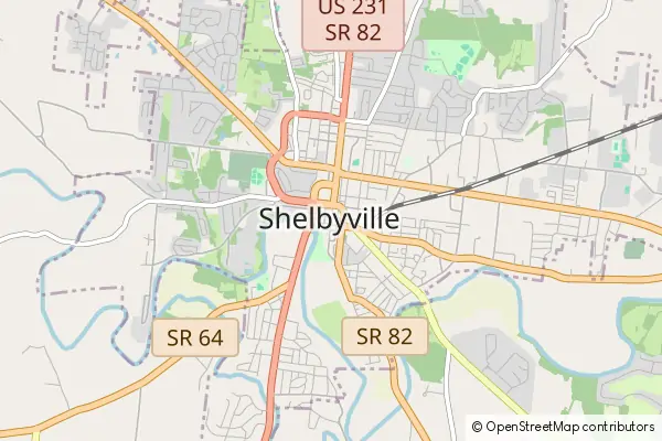 Karte Shelbyville