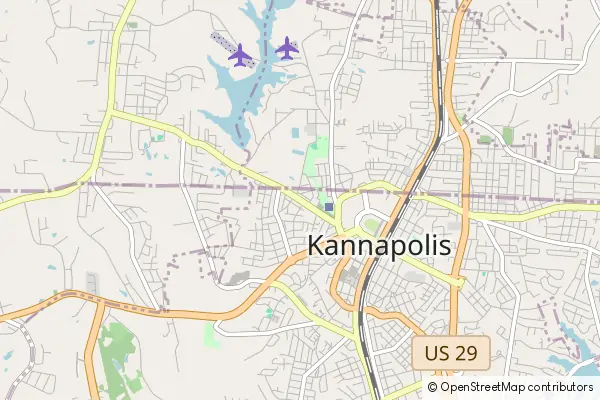 Karte Kannapolis