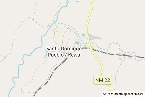 Karte Santo Domingo Pueblo