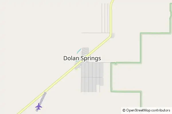 Karte Dolan Springs