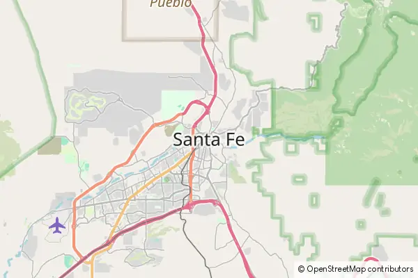 Karte Santa Fe