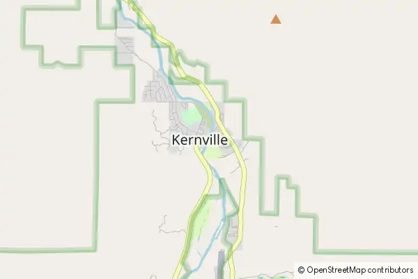 Karte Kernville