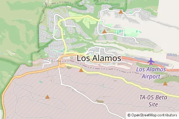 Karte Los Alamos