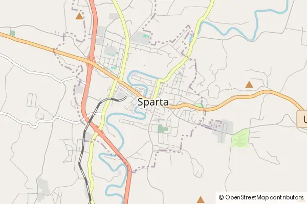 Karte Sparta