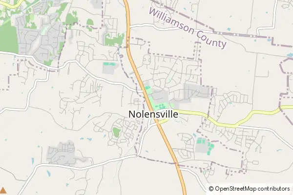 Karte Nolensville