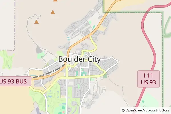 Karte Boulder City