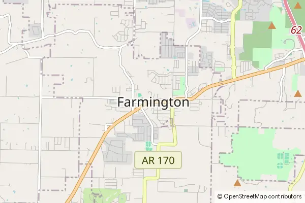 Karte Farmington