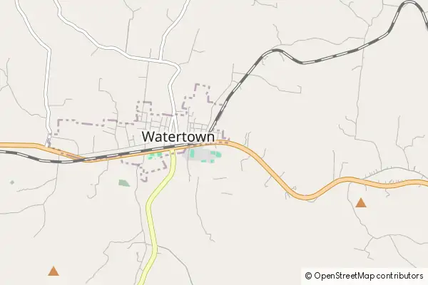 Karte Watertown