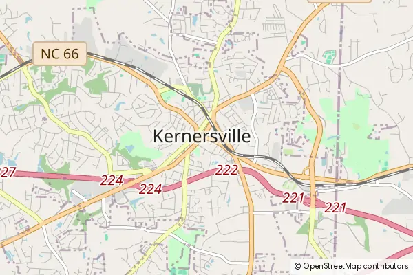 Karte Kernersville