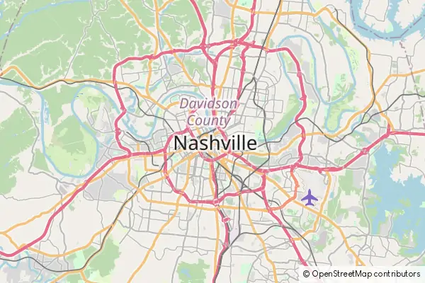 Karte Nashville