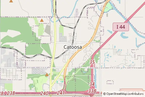 Karte Catoosa