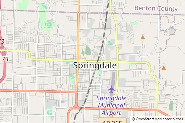 Karte Springdale