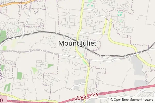 Karte Mount Juliet