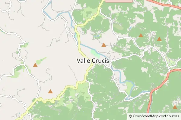 Karte Valle Crucis