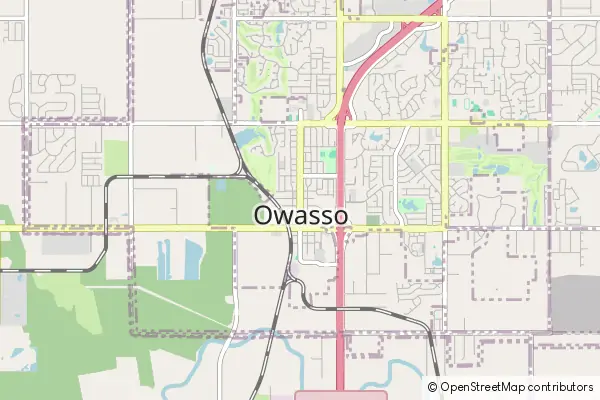 Karte Owasso