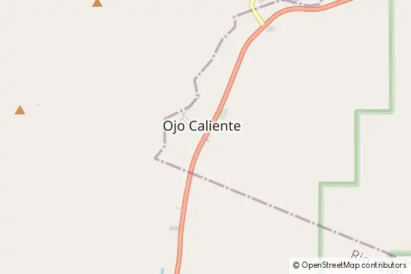 Karte Ojo Caliente