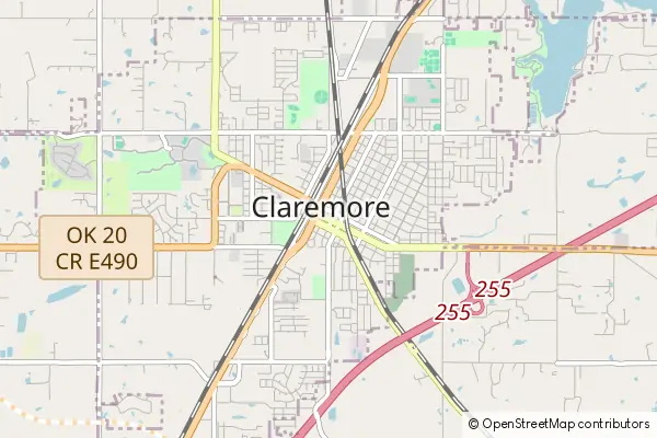 Karte Claremore