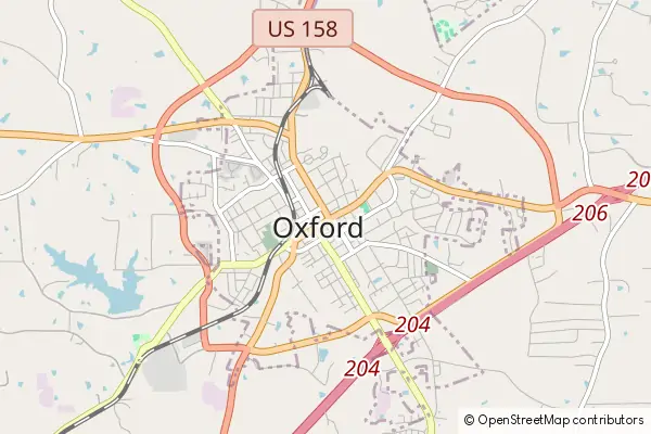 Karte Oxford