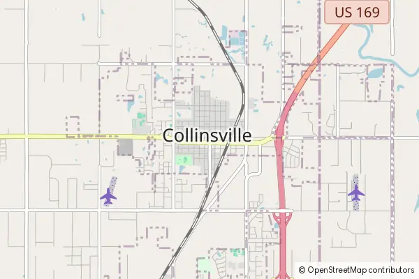 Karte Collinsville