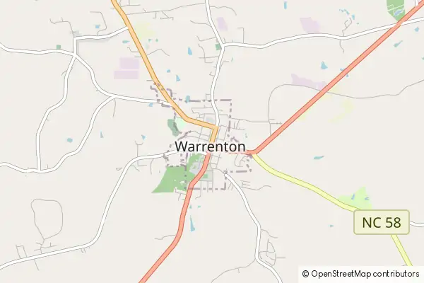 Karte Warrenton