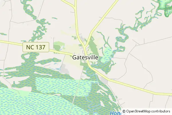 Karte Gatesville