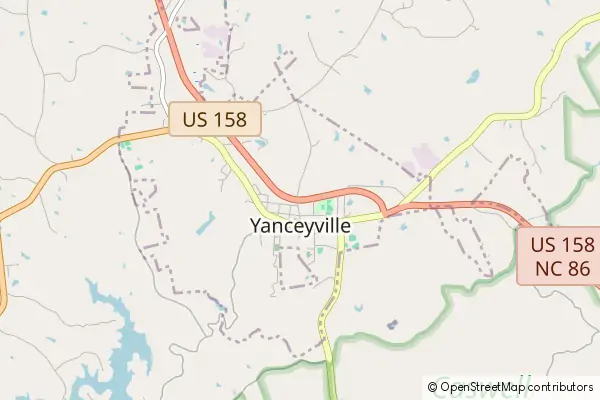 Karte Yanceyville