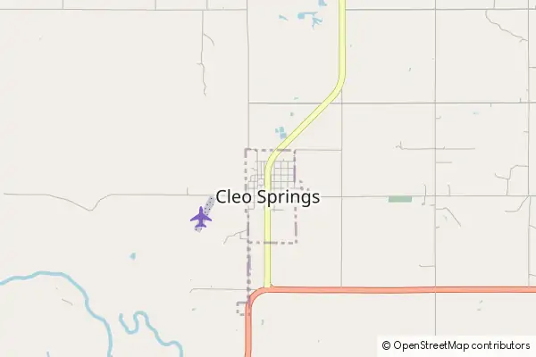 Karte Cleo Springs