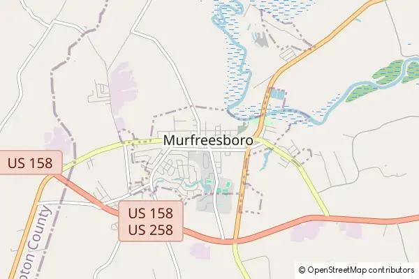 Karte Murfreesboro