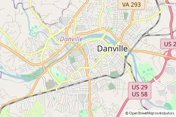 Karte Danville