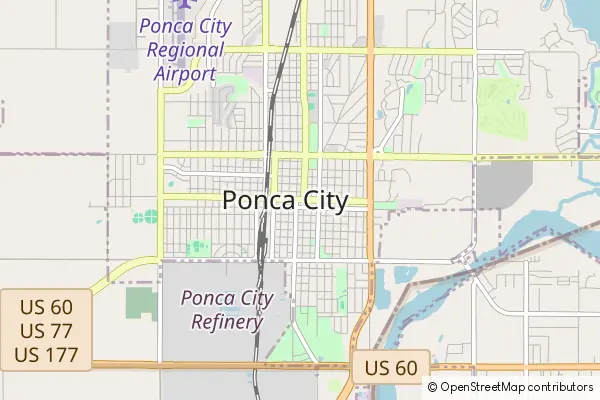 Karte Ponca City