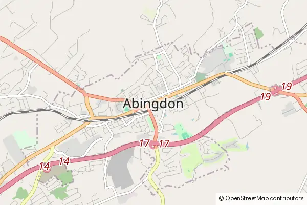 Karte Abingdon