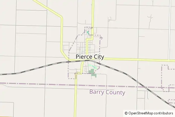 Karte Pierce City