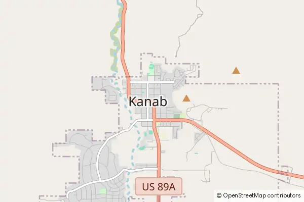 Karte Kanab
