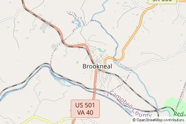 Karte Brookneal