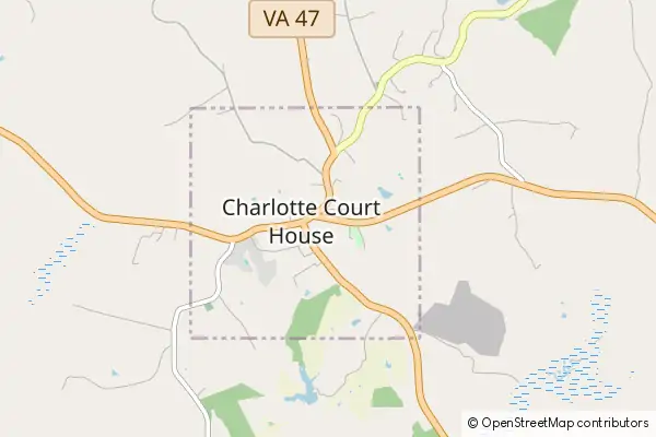 Karte Charlotte Court House