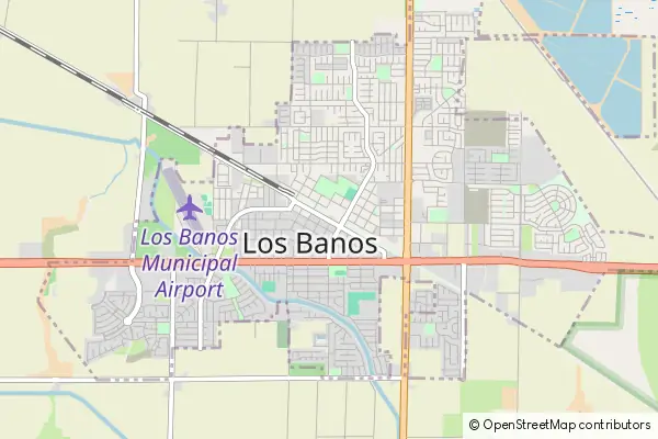 Karte Los Banos