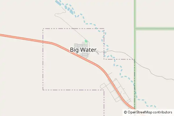 Karte Big Water