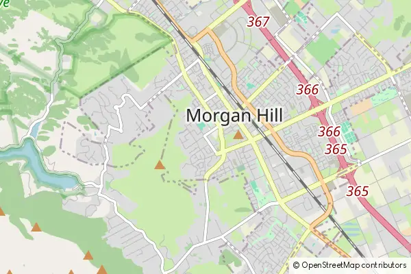 Karte Morgan Hill