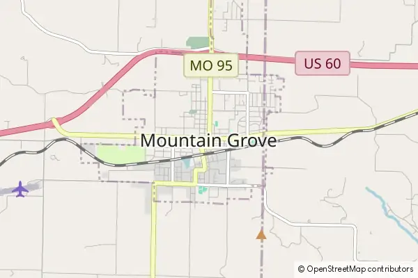 Karte Mountain Grove