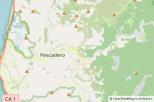 Karte Pescadero