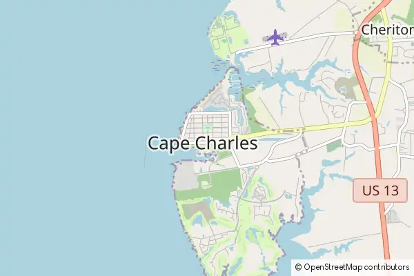 Karte Cape Charles