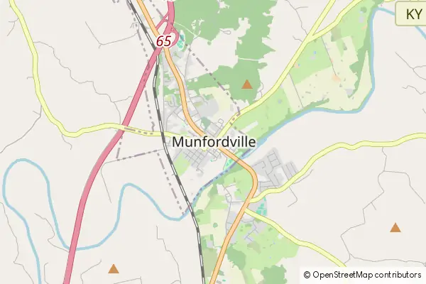 Karte Munfordville