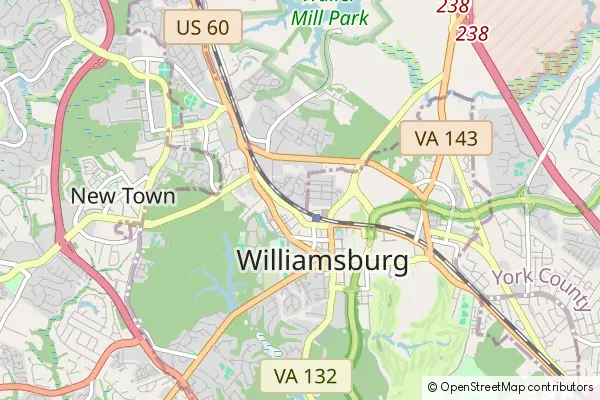 Karte Williamsburg