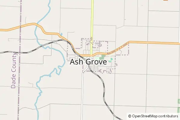 Karte Ash Grove