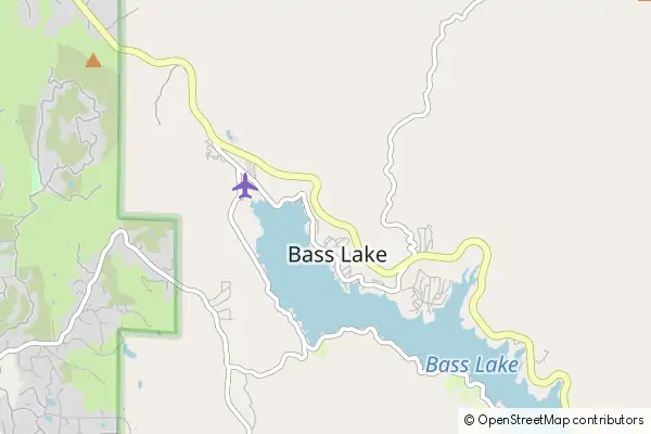 Karte Bass Lake